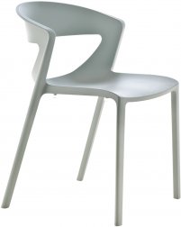 Стул пластиковый Kastel Kicca One серый