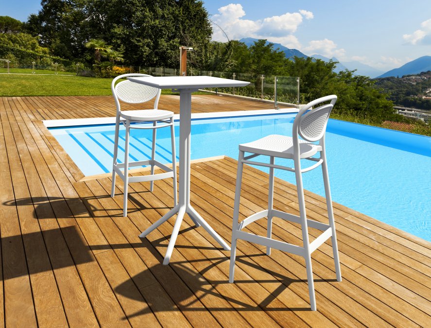 Стол пластиковый барный складной Sky Folding Bar Table 60