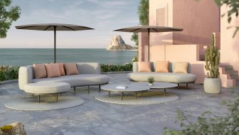 Диван дизайнерский с подушками Organix Lounge