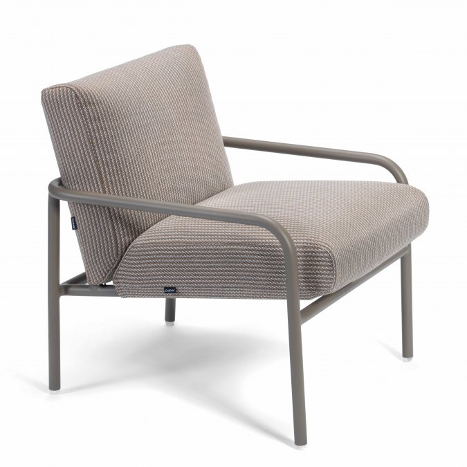 Кресло металлическое с подушками Pilar Lounge