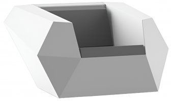 Кресло пластиковое с подушкой Faz Basic