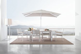 Стол металлический обеденный раздвижной Belmar