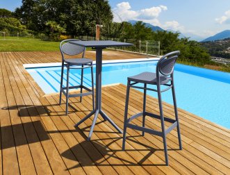 Стол пластиковый барный складной Sky Folding Bar Table 60