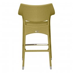 Кресло барное плетеное JANUS et Cie Amari бамбуковый зеленый