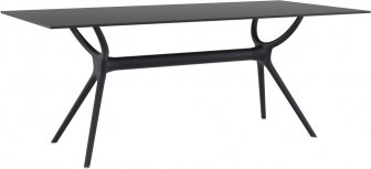Стол пластиковый Air Table 180, черный, 1800х900х740 мм