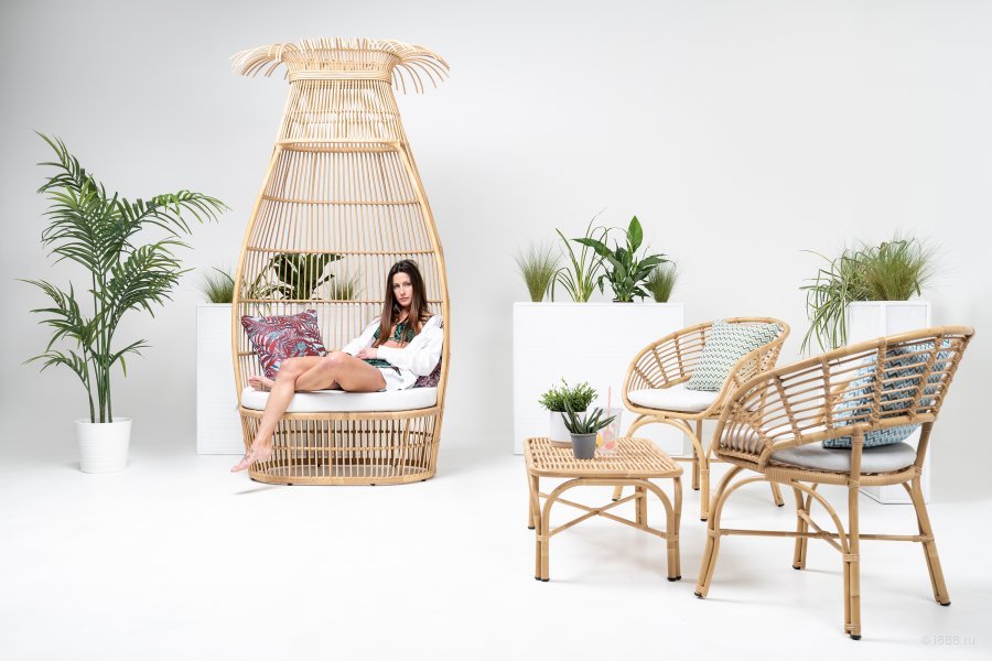 Лаунж-кресло плетеное Cabana Loveseat