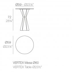 Стол обеденный ламинированный Vertex Basic