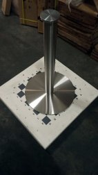 Подстолье металлическое для стеклянной столешницы-thumbs-Фото4