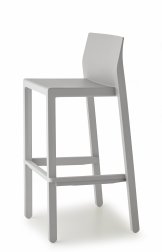 Стул барный пластиковый Scab Design Kate светло-серый