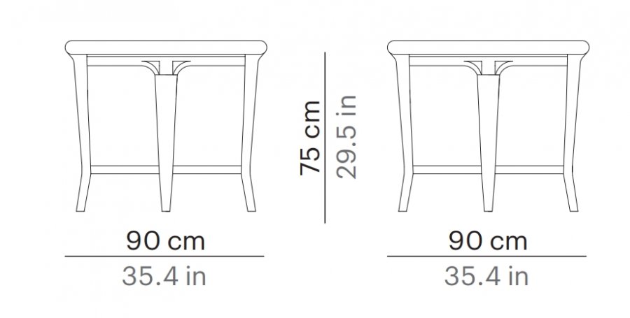 Стол плетеный обеденный Alga Dining Table 90