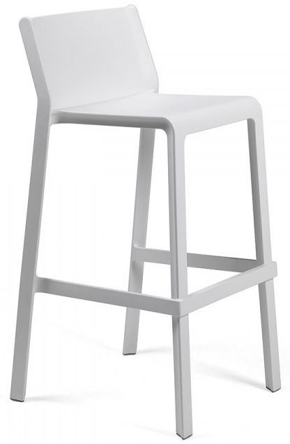 Стул пластиковый барный Nardi Trill Stool белый