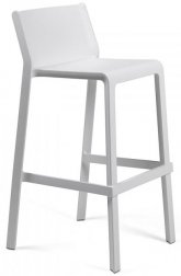 Стул пластиковый барный Nardi Trill Stool белый