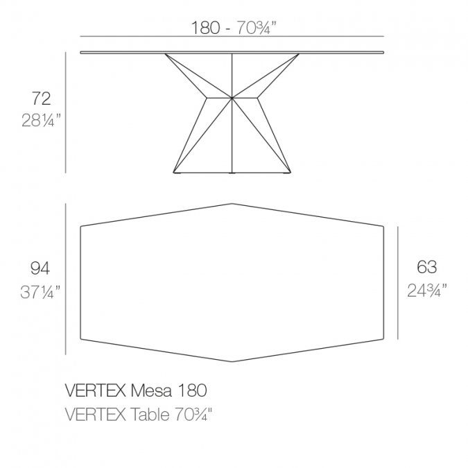 Стол ламинированный Vertex Basic