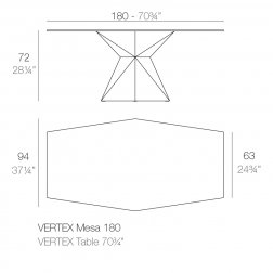 Стол ламинированный Vertex Basic