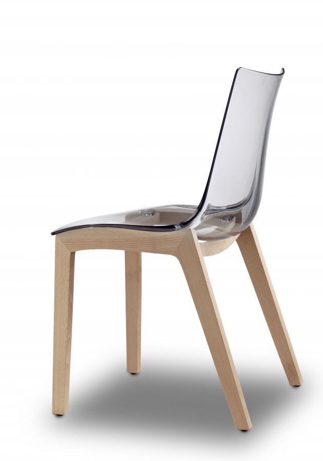 Стул прозрачный Scab Design Natural Zebra Antishock