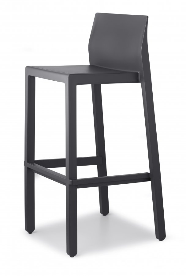 Стул барный пластиковый Scab Design Kate антрацит
