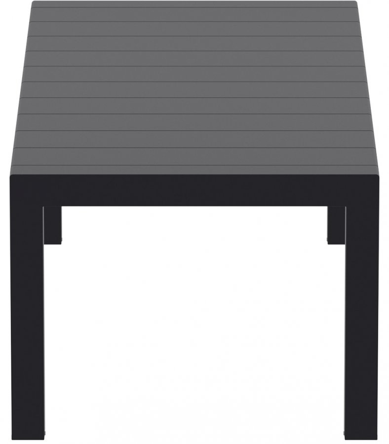 Стол пластиковый раздвижной Vegas Table Medium, черный, 1800-2200х1000х750 мм