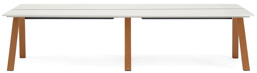Стол ламинированный с каналом для протяжки проводов Arki-Table Desk