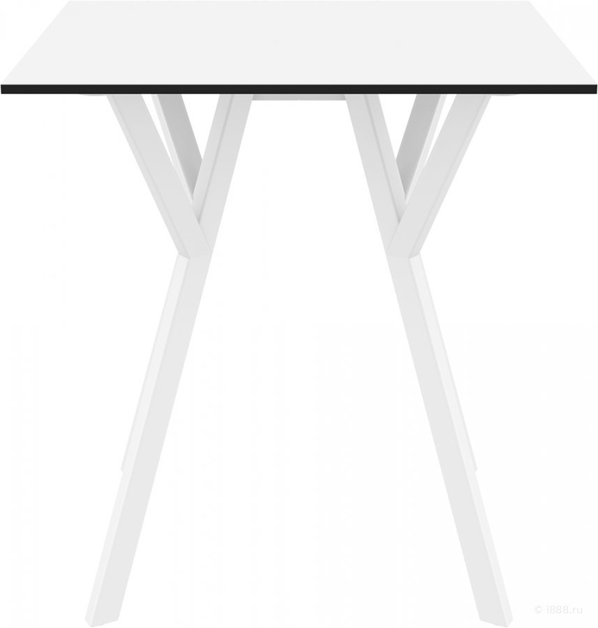 Стол пластиковый Max Table 70, белый, 700х700х740 мм