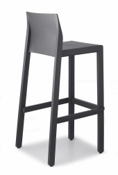 Стул барный пластиковый Scab Design Kate антрацит