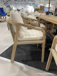 Кресло деревянное с подушками Rimini KD