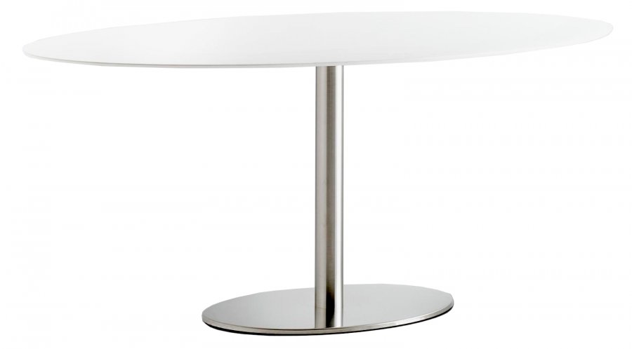 Стол обеденный Inox Ellittico