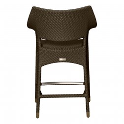 Кресло полубарное плетеное JANUS et Cie Amari бронзовый