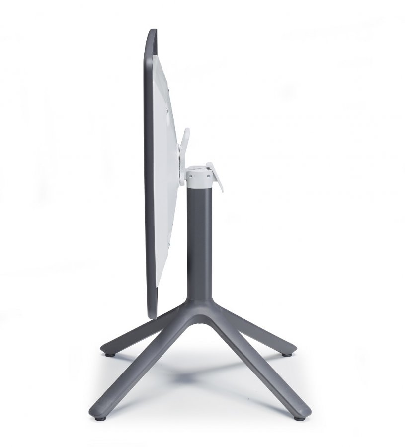 Стол пластиковый складной Eco Folding, антрацит, 700х700х750 мм