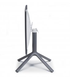 Стол пластиковый складной Eco Folding, антрацит, 700х700х750 мм