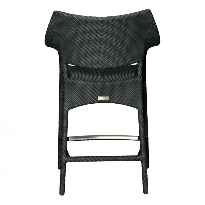 Кресло полубарное плетеное JANUS et Cie Amari лавовый