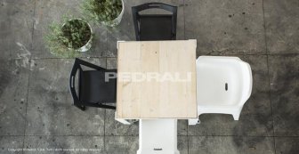 Кресло пластиковое PEDRALI Plus белый
