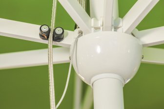 Зонт профессиональный телескопический 3.5х2.5 м Professional Telescopico