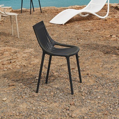 Стул пластиковый Vondom Ibiza Basic черный