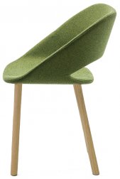 Кресло с обивкой Kabira Fabric 4WL