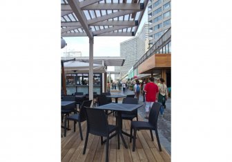 Стул пластиковый BiRattan Virginia антрацит