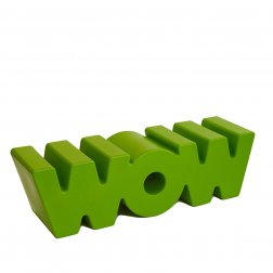 Скамья пластиковая дизайнерская Wow Pop