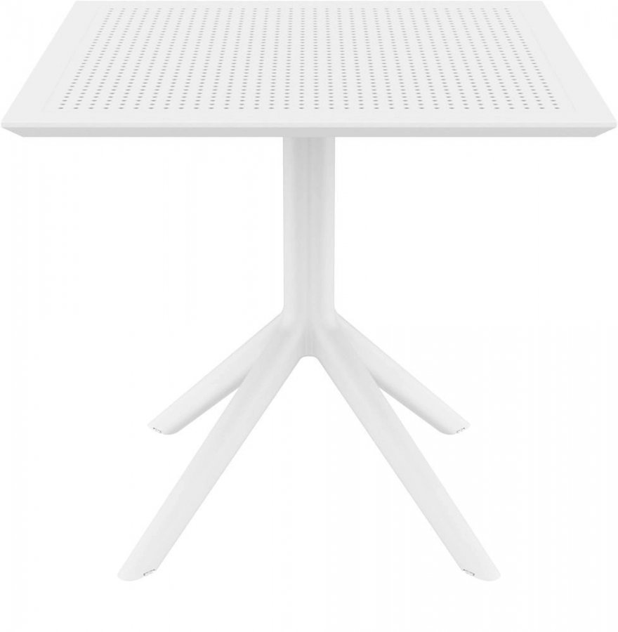 Стол пластиковый Sky Table 80, белый, 800х800х740 мм