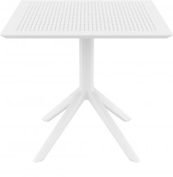 Стол пластиковый Sky Table 80, белый, 800х800х740 мм