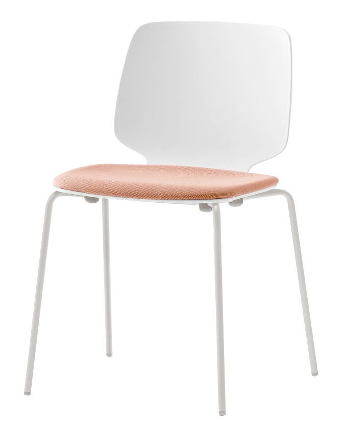 Стул пластиковый с мягким сиденьем Babila