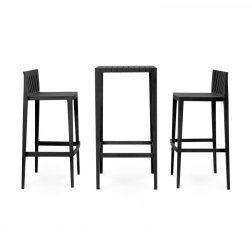 Стул пластиковый барный Vondom Spritz Basic черный