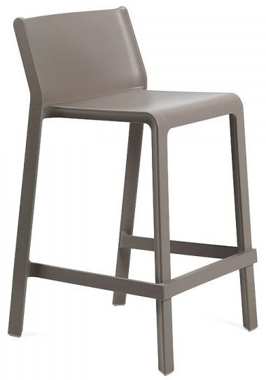 Стул пластиковый полубарный Nardi Trill Stool Mini тортора