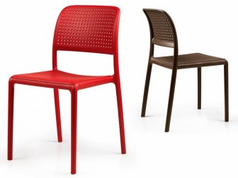 Стул пластиковый Nardi Bora Bistrot красный