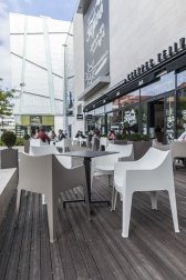 Кресло пластиковое Scab Design Coccolona лен