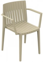 Кресло пластиковое Vondom Spritz Basic слоновая кость