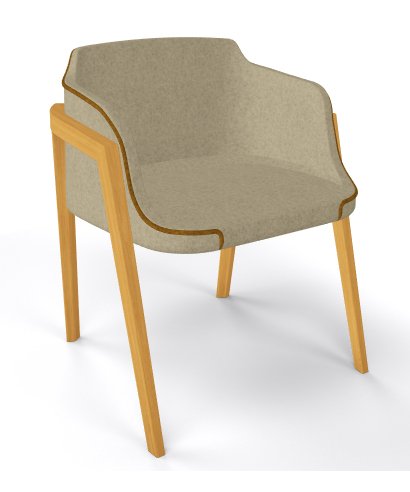 Кресло с обивкой Chevalet BL