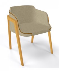 Кресло с обивкой Chevalet BL