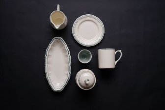 Блюдо овальное Filet Céladon