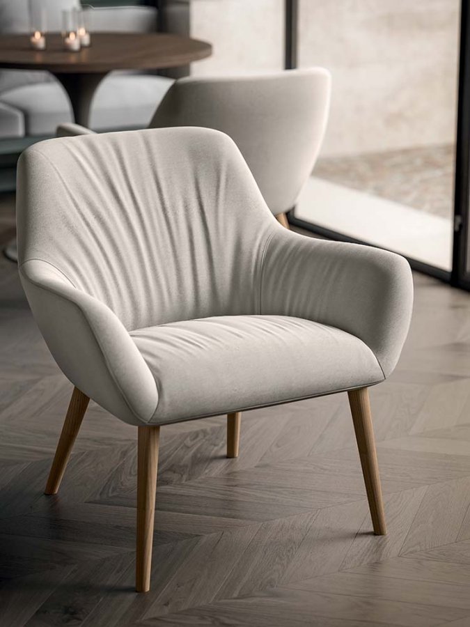 Кресло лаунж с обивкой City Deco Lounge