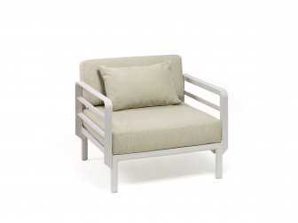 Кресло пластиковое с подушками Maximo Poltrona EXTRA_Atelier