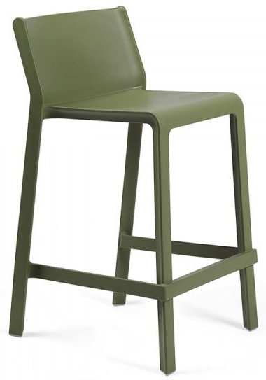 Стул пластиковый полубарный Nardi Trill Stool Mini агава